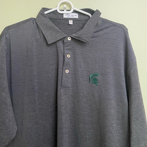 Peter Millar Other - Peter Millar Michigan State Polo Size XL - Gray